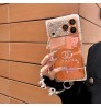 iphone 18/air/18 pro/18 pro max 即納 ルイヴィトン シャネル イヴサンローラン ディオール iPhone 18 17 16 15 pro maxケース 豪華 Lv Chanel Ysl Dior iPhone 18 17 16 15 14 air プロマックス 携帯ケース ルイヴィトン シャネル イヴサンローラン ディオール  iphone 18 17 15 16 pro maxケース クリアラメ入りブランドケース 4 タイプ、パールチェーン付き
