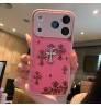 iphone 18/air/18 pro/18 pro max 即納 クロムハーツ Iphone 18 17 air 16 15 14 13 携帯ケースChrome Hearts アイホン18 17 16 14 15 pro Max air ケースカバー 芸能人愛用 上品 クロムハーツ iphone17 18pro max 16 15 14 13pro Maxケース クロス総柄レザー調スマホケース