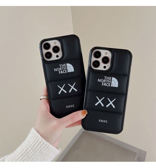 iphone 18/air/18 pro/18 pro max 即納 ザノースフェイス アイフォン18 17 16 15 pro max airケース Iphone air 18 17 16 Pro Max 15 Plus 14 13 12 17 18 Pro Max Xs Maxケース ブランド充綿キルティングスマホケース アウトドア調 XX デザイン ソフト 秋冬向け 