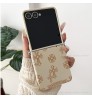 Galaxy Z Flip/Fold 8即納 galaxy z flip8 7 6 5g ケース クロムハーツ  samsung galaxy z flip 8 7 6 4 5 3 ケース Chrome Hearts サムスン ギャラクシーZフリップ8 7 6 5 4/Zフリップ3 折り畳み 携帯カバーゴシッククロス柄折りたたみスマホケース 6 カラー 大画面窓 ストラップ対応