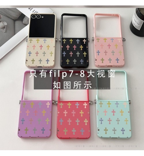 Galaxy Z Flip8即納 Chrome Hearts クロムハーツ ギャラクシーZ Fold8 7 6 5/4 3 2スマホケース Chrome Hearts クロムハーツ Galaxy Z  flip7 6 Fold7/Z Fold6 /Fold5ケース ブランド ギャラクシーSamsung Galaxy Z Fold7 6 5 4 3カバー ケースカバー人気男女兼用クロス柄折りたたみスマホケース 6 カラー 大画面窓 ストラップ対応 ガーリー