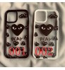 iphone 18/air/18 pro/18 pro max 即納 川久保玲 IPhone18 17 16 14 15 アイフォン15 16 pro maxケース メンズレディース CDG IPhone air 18 17 16 14 Pro IPhone16 15 IPhone SE 第4世代 IPhone13 IPhone12 スマホケース 川久保玲 アイホン air 18 17e 16 14 15 プロマックスケース ハートアイ総柄クリアケース 2 カラー ソフトフレーム ストリート調  >