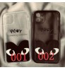 iphone 18/air/18 pro/18 pro max 即納 CDG 川久保玲 アイホン18 17 15 16 pro max携帯ケース カジュアル CDG 川久保玲 アイホン18 15 16スマホケース 売れ筋 皮製 CDG 川久保玲 iphone 18 17 15pro/16 pro max 14 13 携帯ケース 半透明ハートアイケース 2 カラー ソフト ストリート調