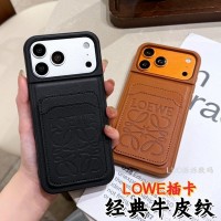 iphone 18/air/18 pro/18 pro max 即納 ロエベ iPhone 18 17 16 15 pro maxケース 豪華  LOEWE iPhone 18 17 16 15 14 air プロマックス 携帯ケース ロエベ iphone 18 17 15 16 pro maxケース iPhone 18 17e 14 15カバー売れ筋 LOEWE iphone 18 17 15 pro/16 pro max携帯ケースカウレザー調カードケース 2 カラー エンボスロゴ 高級感 
