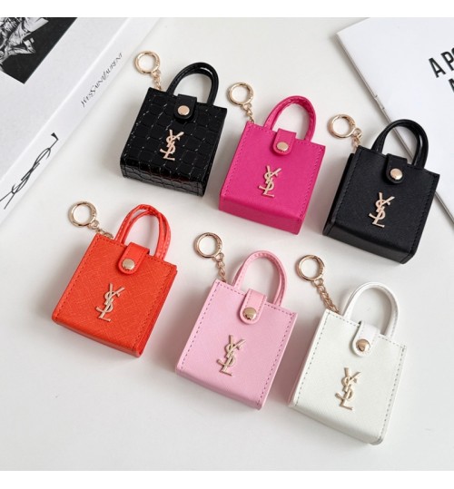 Ysl イヴサンローラン ブランドAirpods5 4 Pro2 3ケースAirpods pro 3 4 ギャラクシーバッズ3プロ buds 2 Galaxy Buds LiveケースハイブランドコピーYsl イヴサンローラン エアーポッズ5 4 3 2 pro2 3 Galaxy Buds 3 Pro 2 Galaxy Buds Liveケースブランド ミニスコアバッグチャーム 6 種類 メタルロゴ 高級感