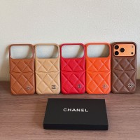 iphone 18/air/18 pro/18 pro max 即納 シャネル Chanel アイフォン18 17 16 15 pro max airケース Iphone air 18 17 16 Pro Max 15 Plus 14 13 12 17 18 Pro Max Xs Maxケース 【5 カラー】ダイヤキルトカードポケット アースカラー シャネル風レザー調スマホケース
