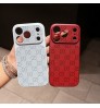 iphone 18/air/18 pro/18 pro max 即納 グッチ GUCCI iPhone 18 17 Air 16 14 15 Pro Max 11 Pro XR XS 対応ケース モノグラム型押し レザー調 スマホケース メンズ レディース 高級感 ビジネス