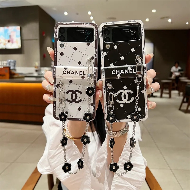 CHANEL galaxy z flip5ケース全面保護人気 ギャラクシー Z フリップケース