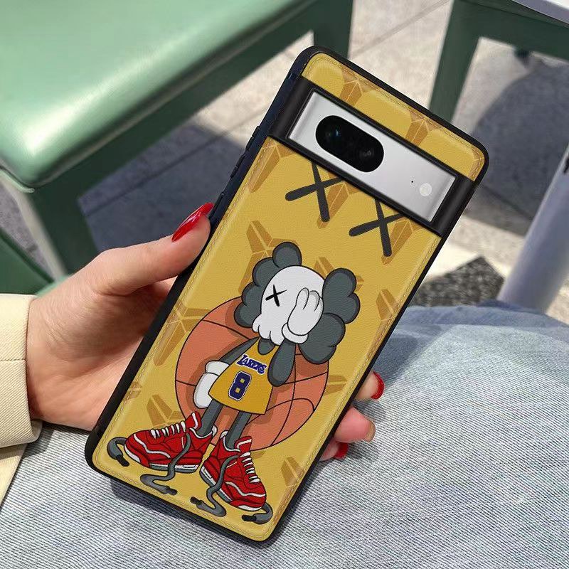 ブランド Google pixel 8 7pro/ pixel6 pro 7a 6a保護ケースkaws