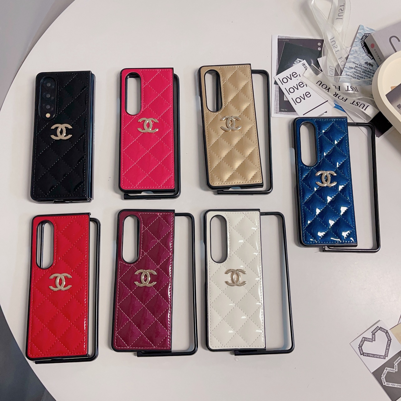 Louis Vuitton prada phone case for iphone 15 galaxy z flip5 4