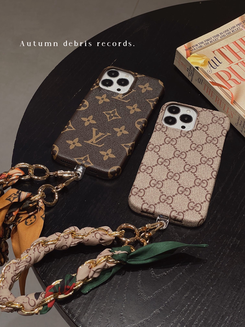 ルイヴィトン Lv グッチ Gucci IPhone17pro mnax 16plus 15 IPhone14 13 Pro IPhone15 11 Pro 8 SE ケース 斜め掛け 男女兼用 革製  