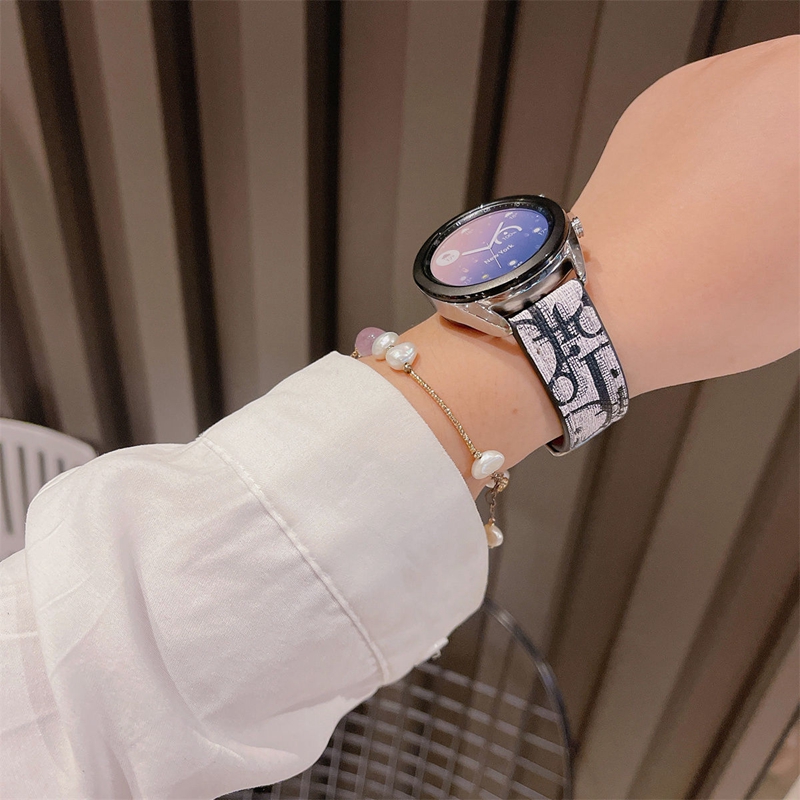 Galaxy Watch6/5/4 アップル9 8ウォッチ腕時計交換バンド20mm 22mm ディオール  男女兼用 