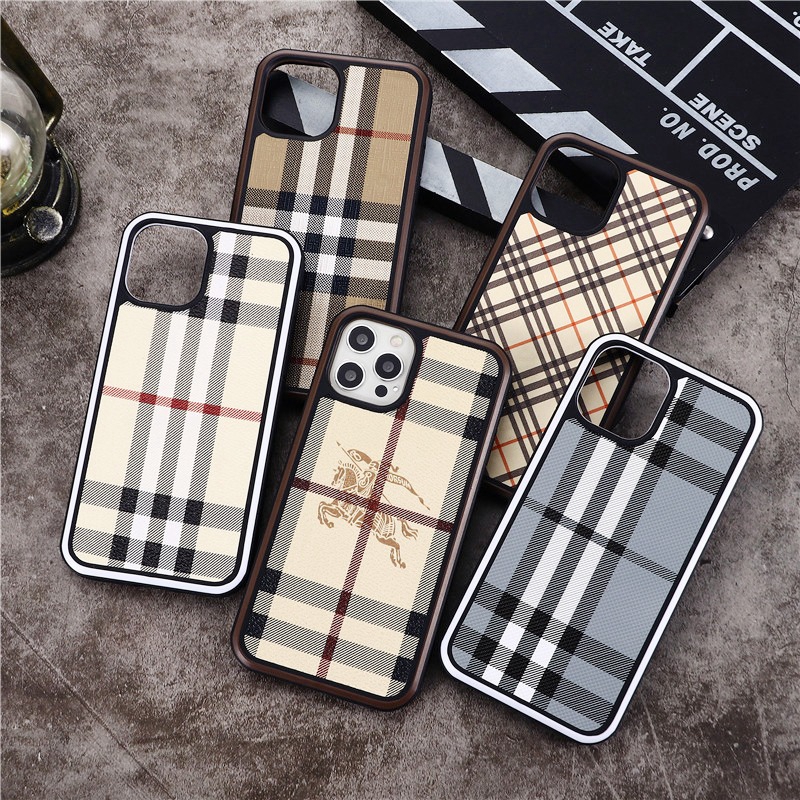 アイフォン15 プロ保護ケースバーバリー Burberry 便利 アイホン15 14 13 Pro アイフォーン13 14 15 Pro Max Iphone15 Plus ケース男女兼用 革製 