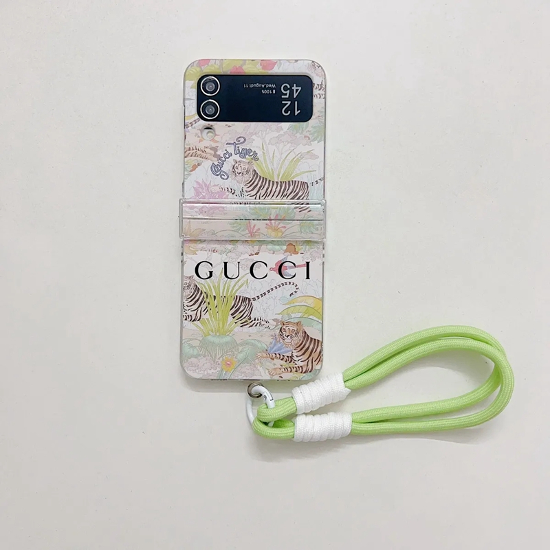 galaxy z flip5 5g ケース グッチ GUCCI  samsung galaxy z flip4 5 3ケース 男女兼用 斜め掛け