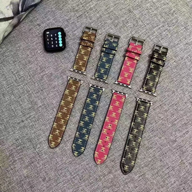Galaxy Watch6/5/4 アップル9 8ウォッチ 男女兼用 革製  腕時計交換