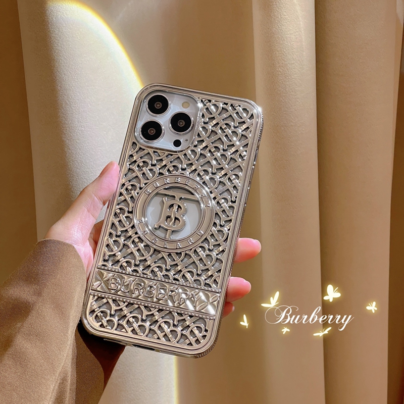 芸能人愛用 バーバリー Burberry Iphone15 14 13携帯ケース 男女兼用