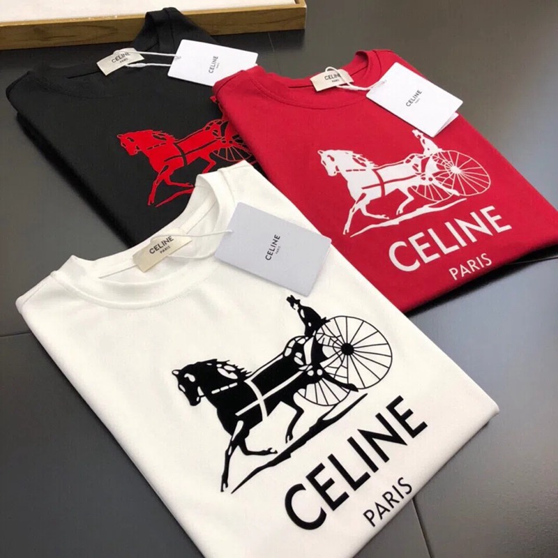 セリーヌ CELINE クルーネックTシャツ レディース