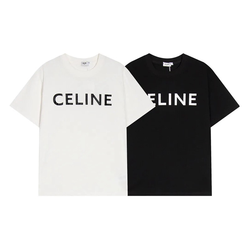 CELINE コットン Tシャツ 国内発送