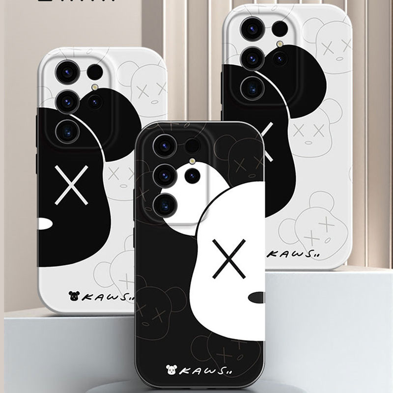 可愛いカウズGalaxy S24 S23  ultraケース大人気アイホン16 15 14 13 Proケースkaws 