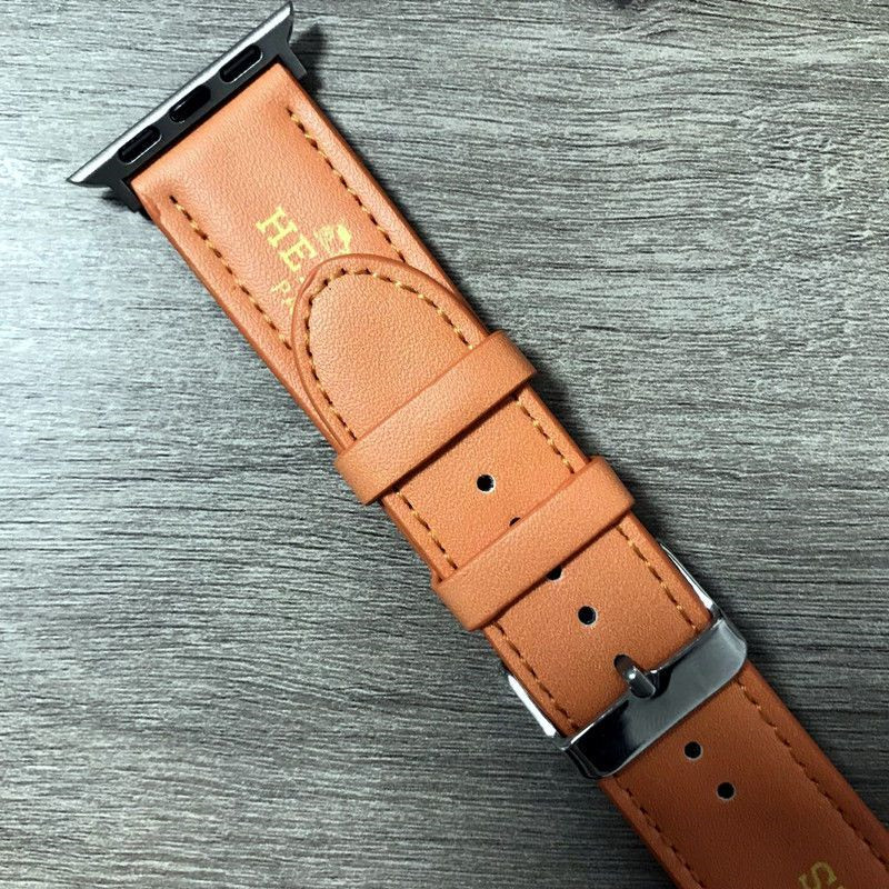 355 Apple Watch エルメス 二重巻革バンド ゴールド 人気色 エルメス