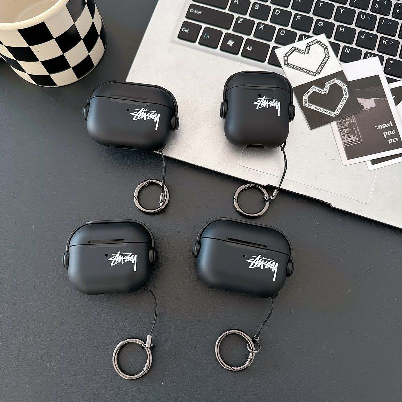 ステューシー Stussy Airpods pro1 2 3 4 pro2ケース韓国 エアーポッズ4 pro pro2ケース 人気 ステューシー Stussy 男女兼用 スポーツ風 送料無料 激安