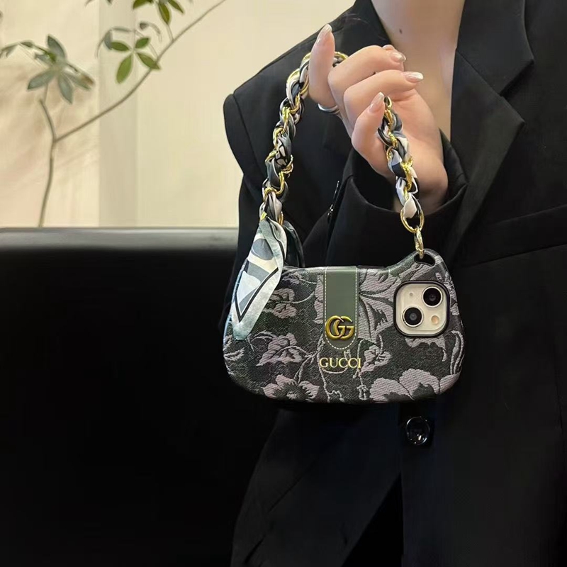 グッチ アイホン air 17 16 14 15 プロマックスケース ストラップ付き