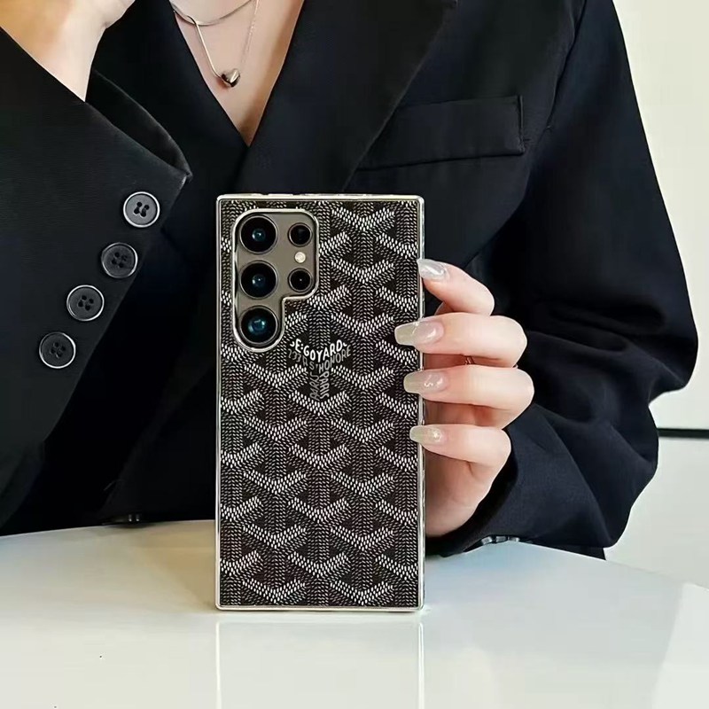 Galaxy s25 S24 SCG25 s23 s22 アイフォン15 16プロ保護ケースゴヤール Goyard 便利 人気付き個性潮 男女兼用