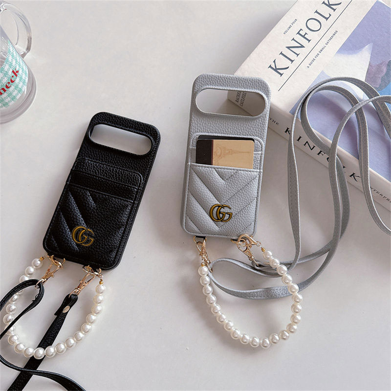 グッチ GucciブランドGooglePixel7a 8 Pro 9 Pro XLケース 全面保護 ブランド グッチ Gucci Galaxy A56 a55 S25/S24/S23ultraケース ストラップ付き カード収納 男女兼用     