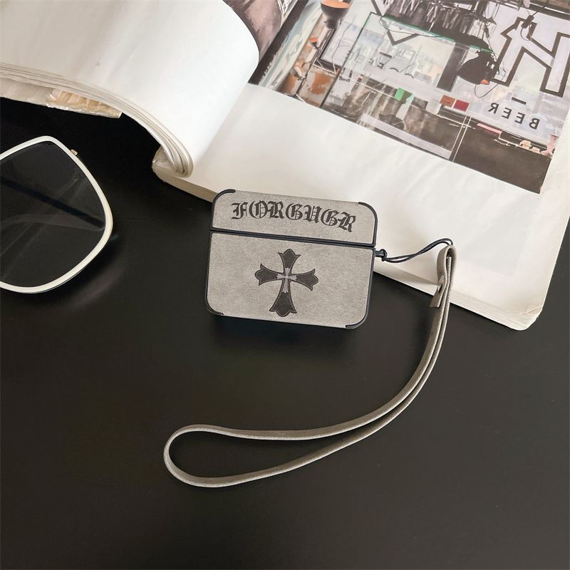 Chrome Hearts クロムハーツエアーポッズ4 プロ2 3 2カバー レディースメンズ 耐衝撃斜め掛け
