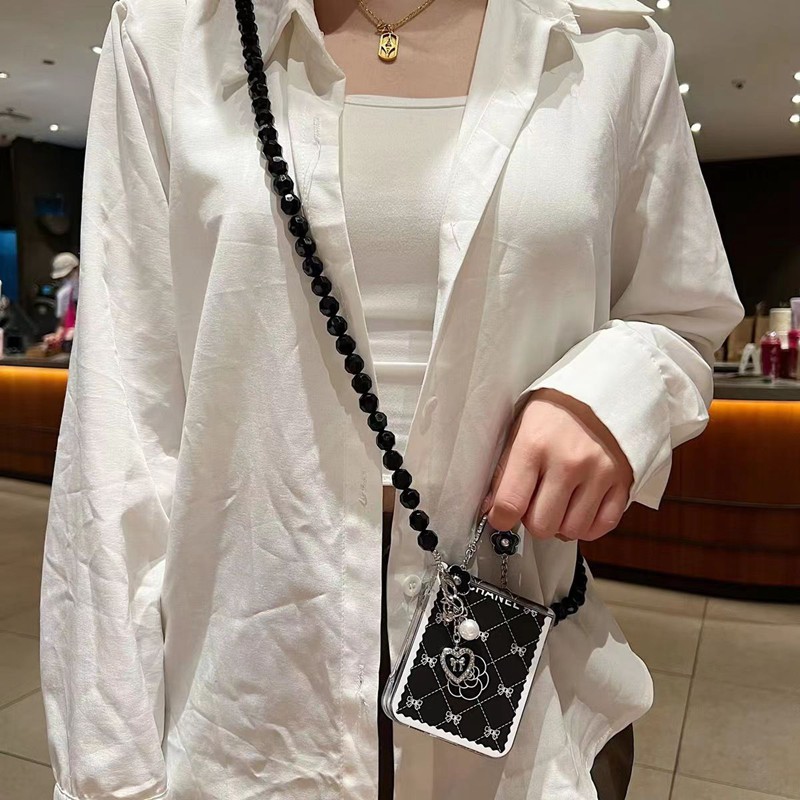galaxy z flip6 5g ケース シャネル Chanel  samsung galaxy z flip4 5 3 6ケース シャネル Chanel 韓国  斜め掛け