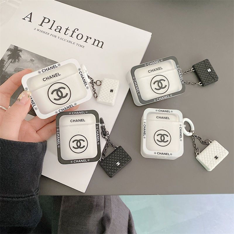 シャネル Chanel Airpods pro1 2 3 4 pro2ケース韓国 エアーポッズ4 pro pro2ケース 人気