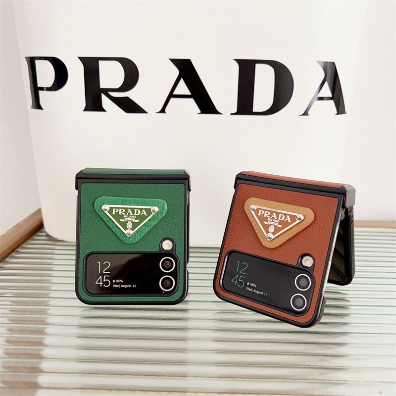 galaxy z flip6 5g ケース プラダ Prada  samsung galaxy z flip4 5 3 6ケース 折り畳み 携帯カバー 送料無料 韓国 