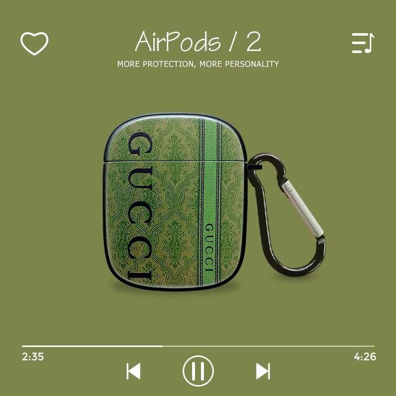 グッチ Gucciブランドairpods pro2 pro 4 3 2 pro2ケースカラビナ付き便利 