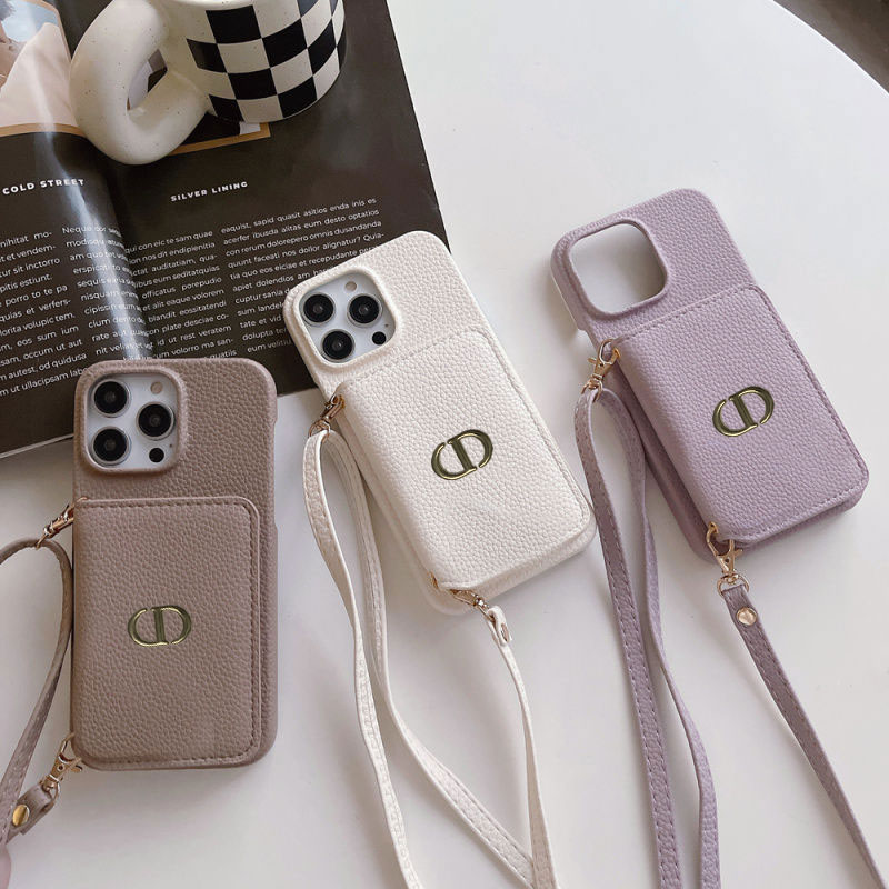 ブランドグーグルピクセル9 Pro /8 pro 7a 8 Galaxy S23 s24 a55 A54 A56 アイフォン16 15 14ケース ディオール Dior カード収納 斜め掛け