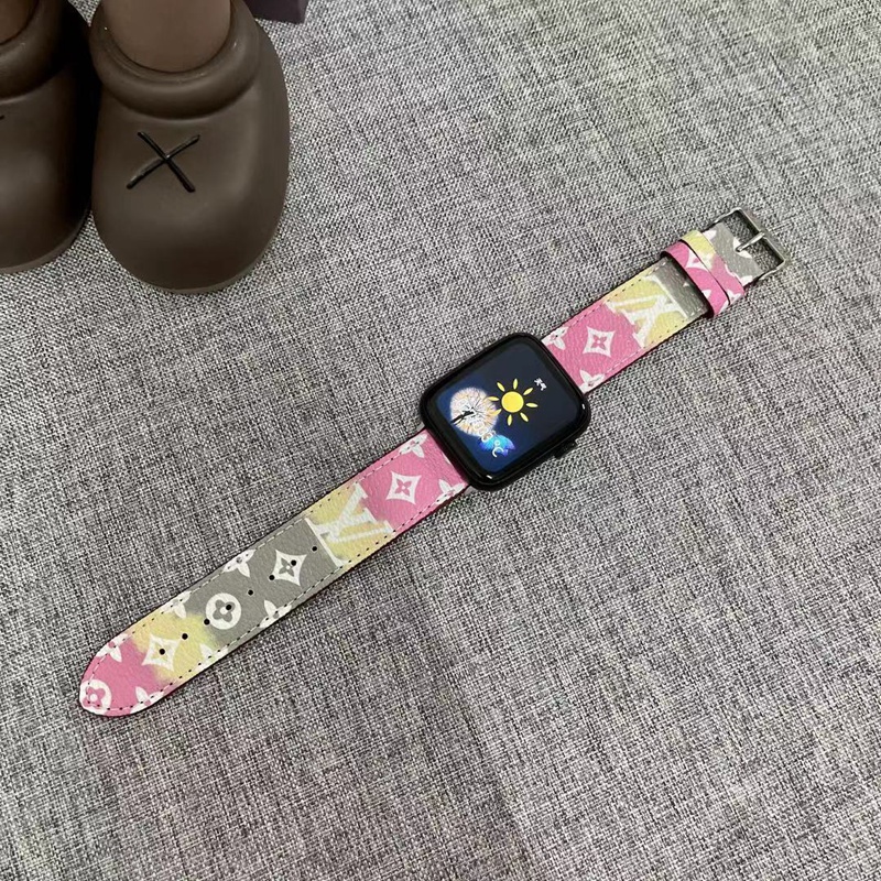 Galaxy Watch6/5/4 アップル9 10 8ウォッチ腕時計交換バンド20mm 22mm ルイヴィトン louis vuitton