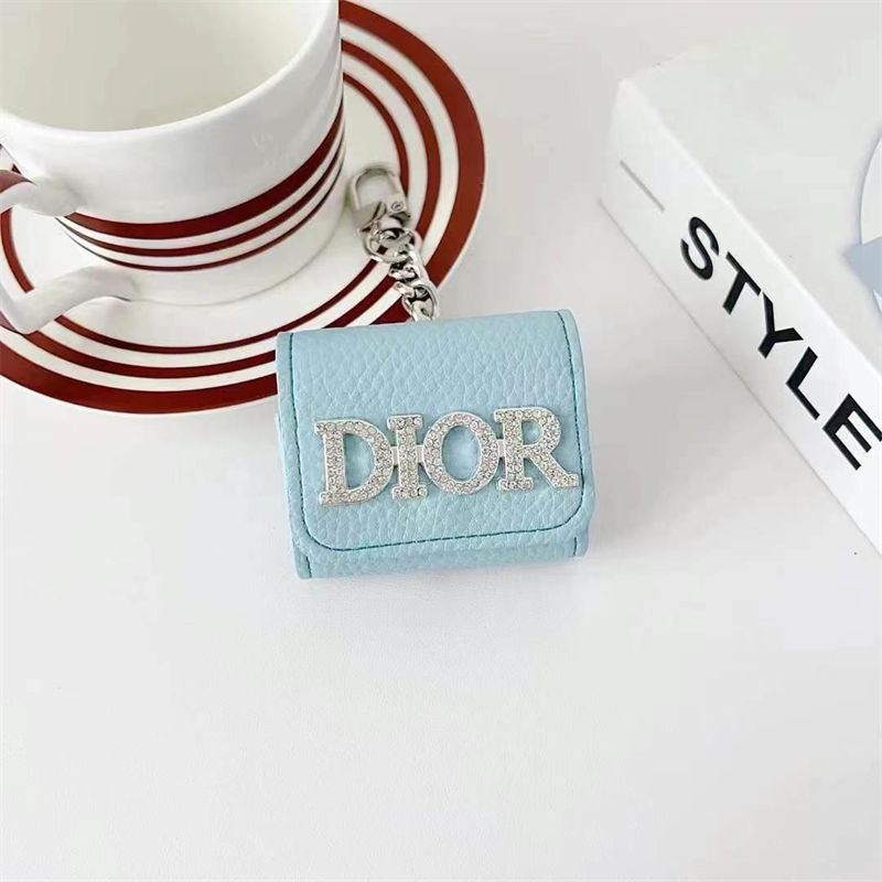 ディオール Dior ブランドAirpods4 Pro2ケースAirpods pro 3 4 ギャラクシーバッズ3プロ buds 2 Galaxy Buds Liveケース 革製