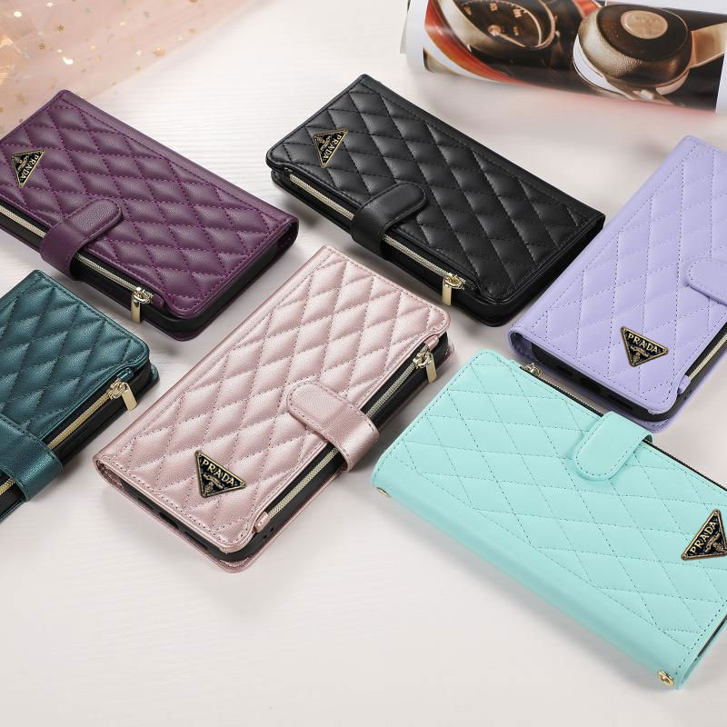 プラダ Prada コピーPixel 9 8 Pro 6/7/6a Xperia 1v 10viケース 革製 カード収納 肩掛け 