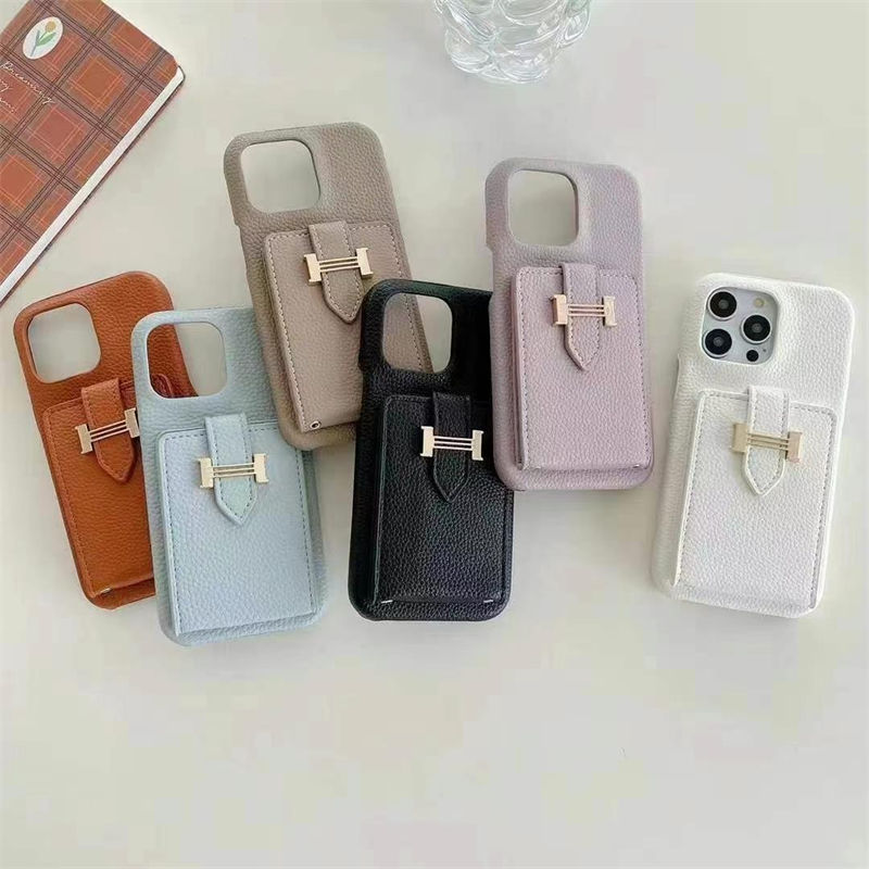 エルメス Hermes 便利 アイホン 17 16 15 14 13 Pro アイフォーン13 14 15 Pro Max Iphone15 16 Plus ケース 人気付き個性潮 已用 背面カード収納