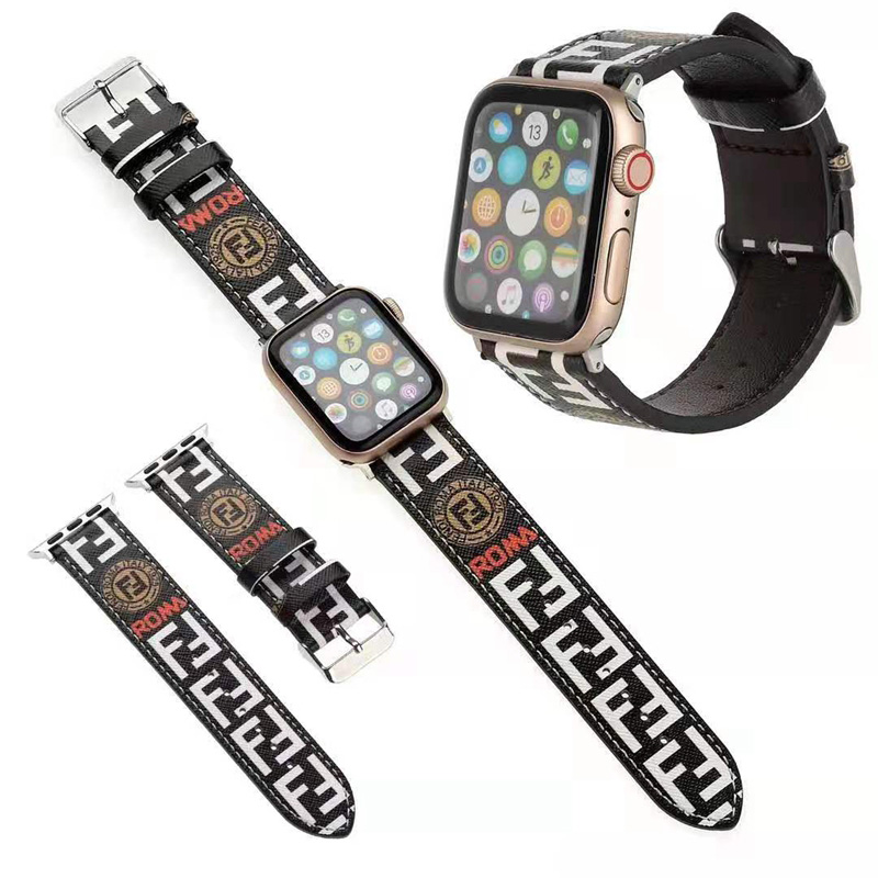 フェンデイ Fendi サムソンギャラクシー アップルウォッチ交換ベルトGalaxy Watch6/4/5 Pro/4 Classic 46mm/45mm/44mm/42mm/40mm適用 
