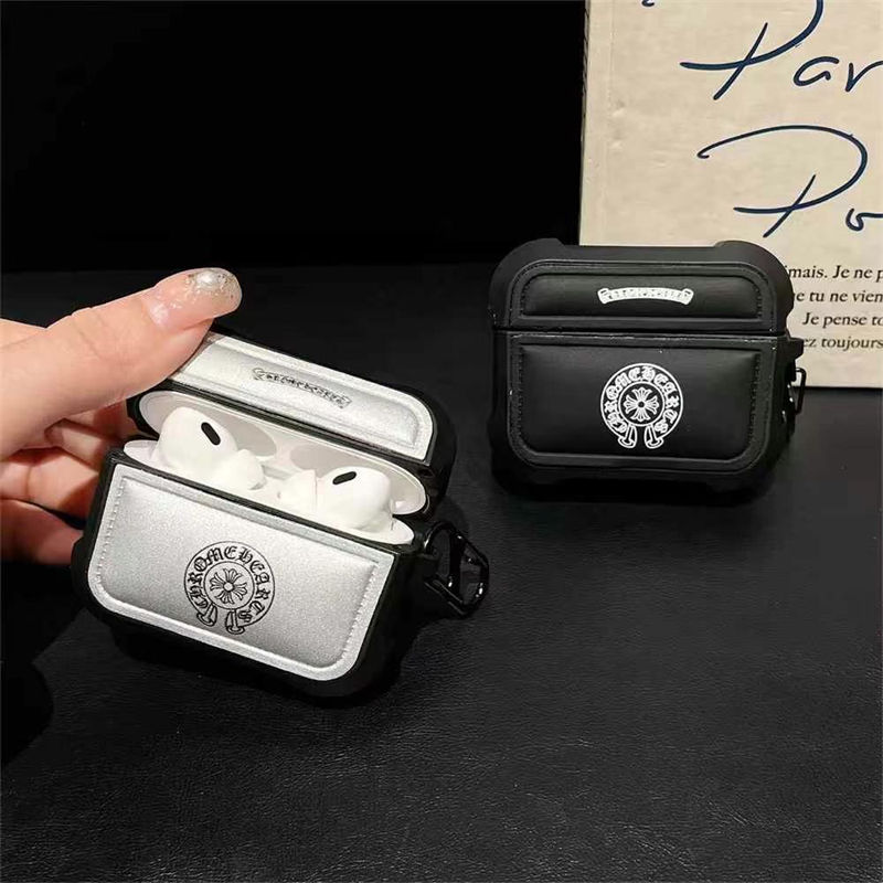 Chrome Hearts クロムハーツ Airpods pro1 2 3 4 pro2ケース韓国 エアーポッズ4 pro pro2ケース 人気 