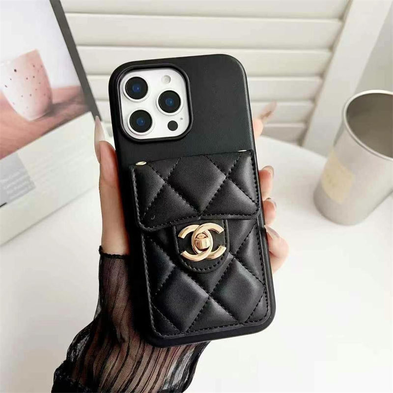 シャネル Chanel メンズレディース IPhone17 14 15 アイフォン15 サムソン s23 s24 ultra s22 s25ケース 新作 芸能人愛用 カード収納 革製   