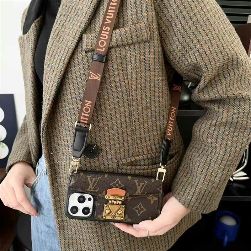 サムソン s25 s24 23 ultra 22カバー ルイヴィトン louis vuitton IPhone17 air 15 IPhone14 13 Pro IPhone 16 15 11 Pro 8 SE ケース 革製 斜め掛け 背面カード収納
