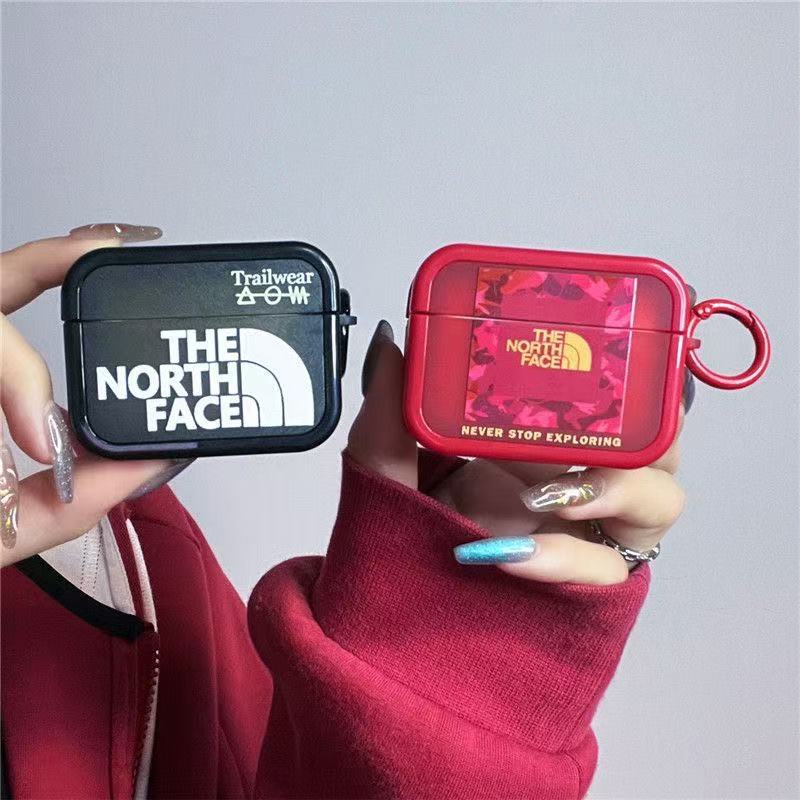 THE NORTH FACE ザ ノース フェイスブランドairpods pro2 pro 4 3 2 pro2ケースカラビナ付き便利