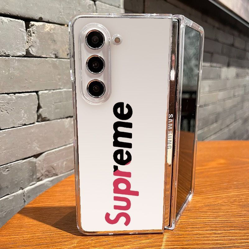 シュプリーム SupremeブランドGalaxy Zflip5 6 7 fold5 6 7ケース折畳み式