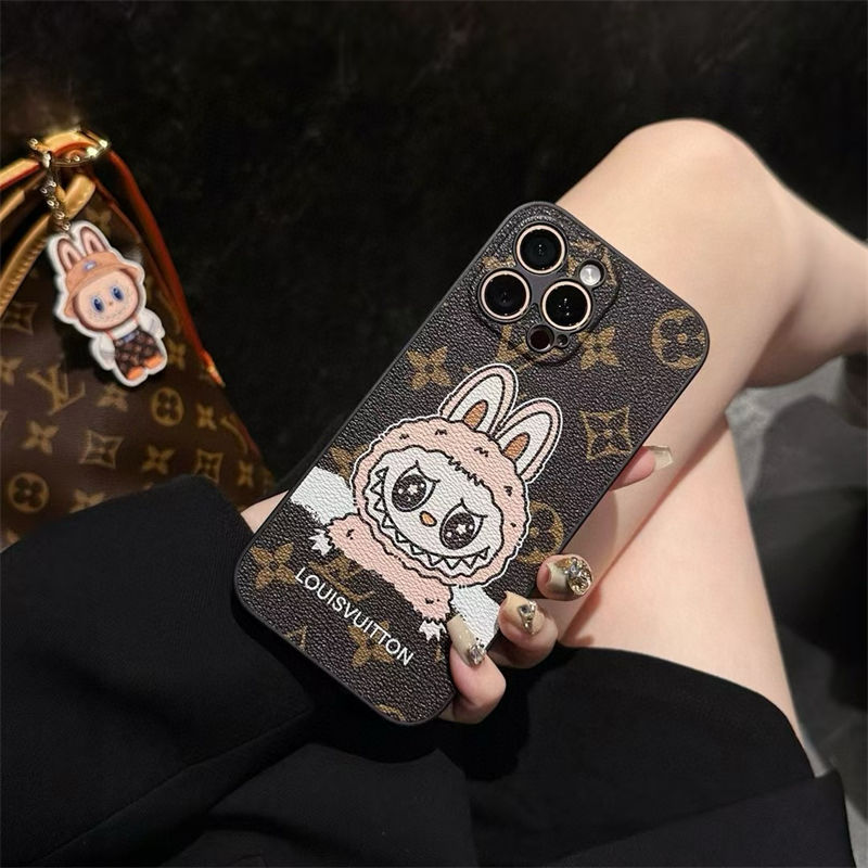 ルイヴィトン louis vuitton LABUBU IPhone16 17 15 14 13 Pro IPhone16 15 17 Pro 8 SE ケース