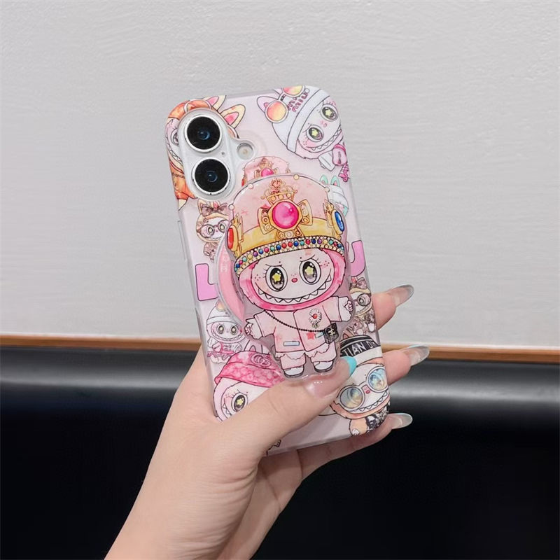 Iphone16 15 17 12 13 Pro Max 14ブランドルイヴィトン louis vuitton LABUBUスマホケースIphone 16 15ケース 人気付き個性潮 已用