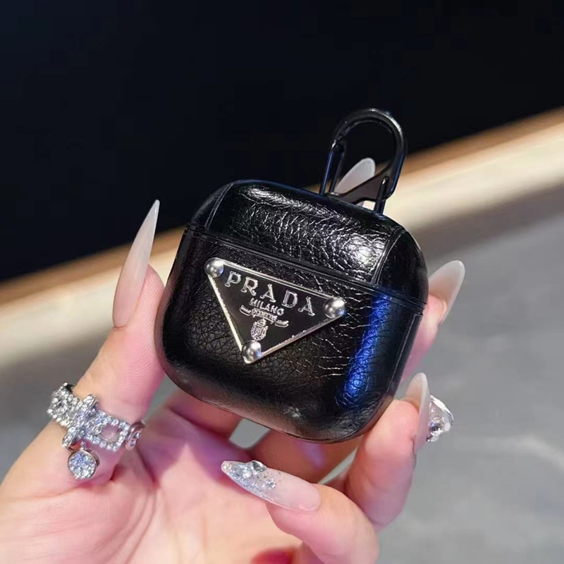 プラダ Pradaエアーポッズ4 プロ2 3 2カバー レディースメンズ 耐衝撃 革製