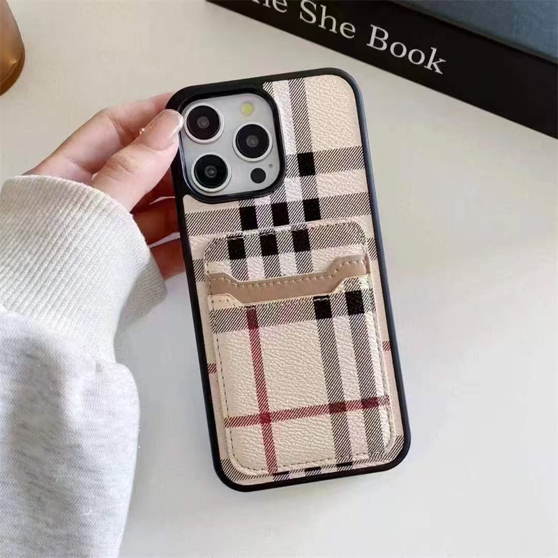  バーバリー Burberry iPhone 17 air 15 16 plus ケース カジュアル バーバリー Burberry アイホン13 15 16スマホケース カード収納