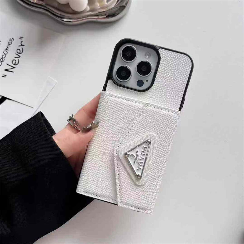プラダ Prada iPhone17 16 15 ケース 豪華 プラダ Prada iPhone16 15 14 17 air プロマックス 携帯ケース 背面カード収納 革製