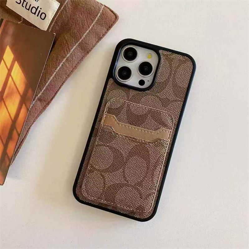 コーチ Coach アイホン17 16 14 15 pro Max ケースカバー 上品 コーチ Coach iphone17 air 16 15 14 13pro Maxケース カード収納